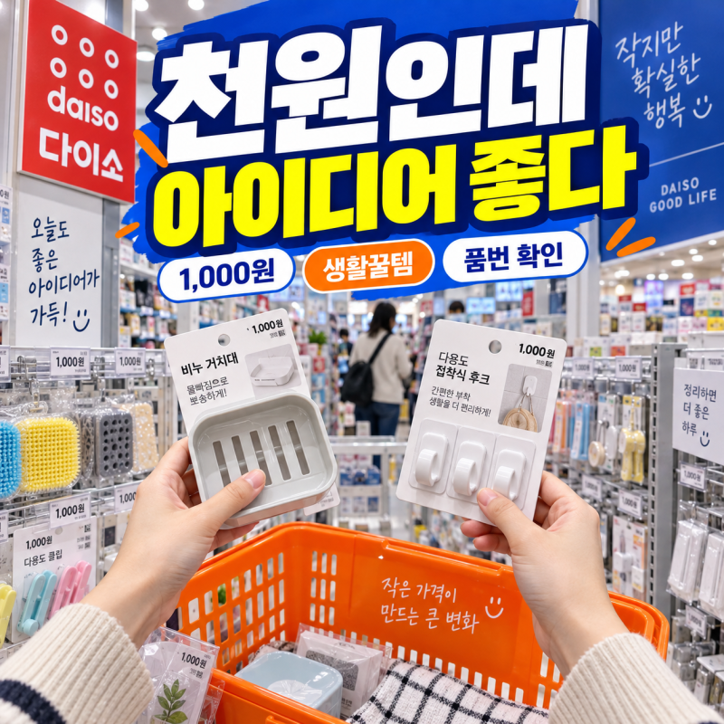 다이소 천원템 역대급 아이디어 뭐가 있을까? 7가지 정리