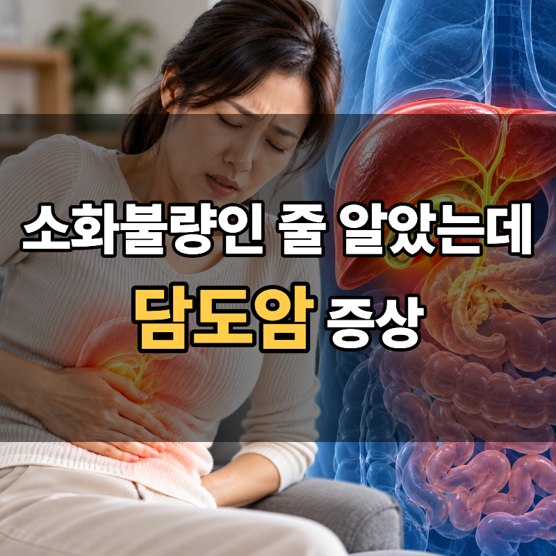단순 소화 문제와 헷갈릴 수 있다…담도암 대표 증상 "3가지"