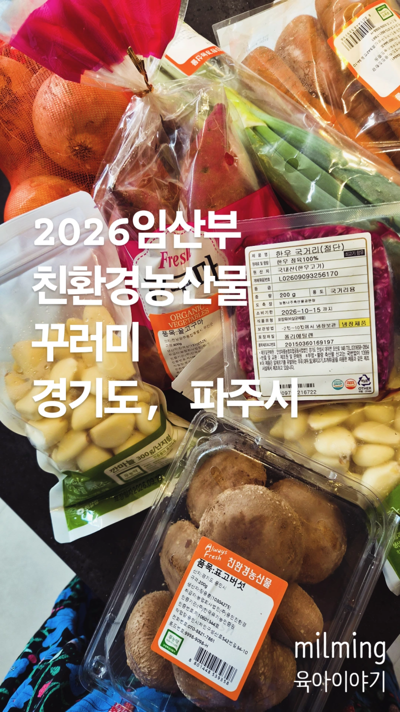 경기도 임산부 친환경 농산물 꾸러미 지원/ 한살림 임산부 꾸러미/임산부 농산물 꾸러미/경....