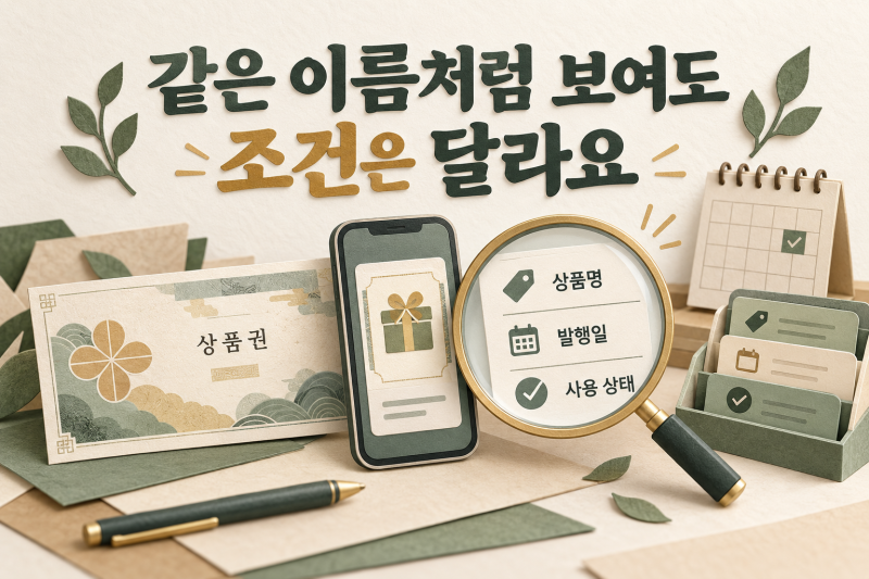 문화상품권 매입시세 비교 전, 발행일·PIN·충전 상태부터 확인해요