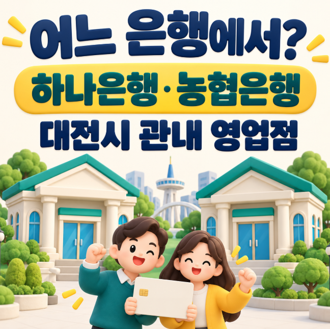 온통대전 2.0 카드 발급 은행,하나·농협 신청방법과 꿈돌이카드 정리