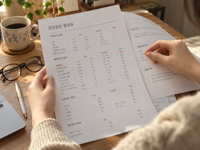 공복혈당 110 괜찮을까? 건강검진표에서 이 숫자부터 확인하세요