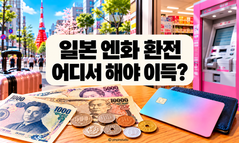 일본 엔화 환전, 어디서 하는 게 이득일까? 트래블카드·ATM 수수료 비교
