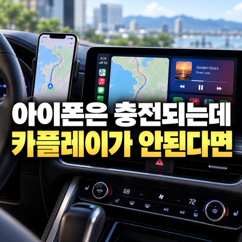 아이폰 카플레이 연결 안됨, 충전만 될 때 유선·무선 해결 방법