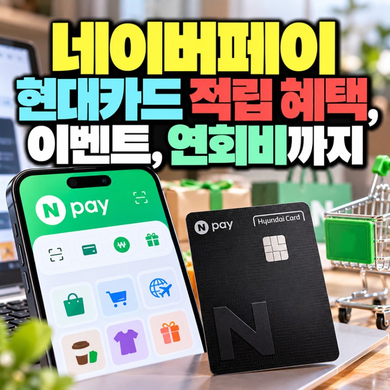 네이버페이 현대카드 적립 혜택, 이벤트, 연회비까지 알아봤어요