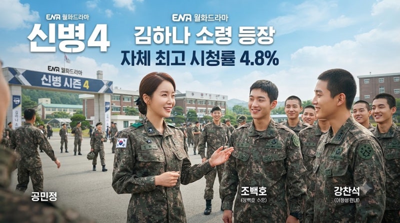 신병4 공민정 소령 등장 정체와 10회 자체 최고 시청률 총정리