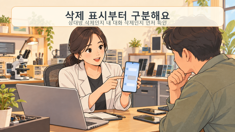카톡 삭제된 메세지 보는법, 갤럭시 알림 기록 확인