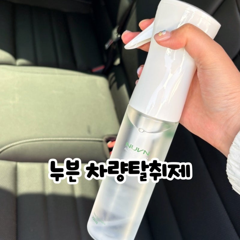 누븐탈취제 차량탈취제 중고차 담배냄새 제거 직접 사용해본 후기