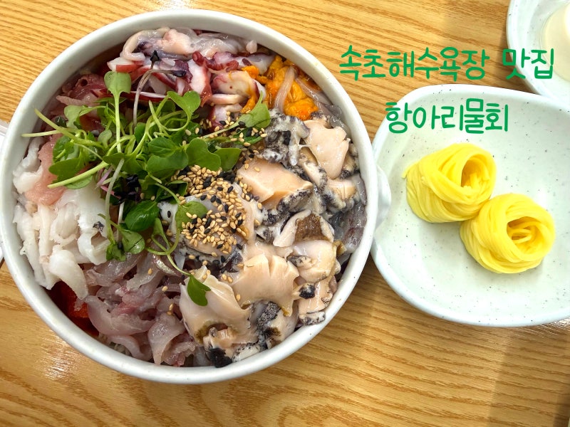 속초해수욕장 맛집 항아리물회 메뉴,가격,포장,주차정보 솔직 후기