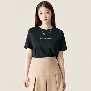 로엠 티셔츠 RMHWF23R11 여름 데일리룩 가격 체감 후기