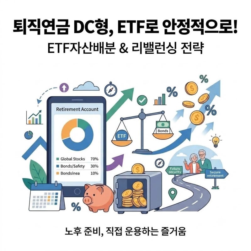 퇴직연금 DC형 직접 운용하기: 안정적인 ETF 리밸런싱 전략