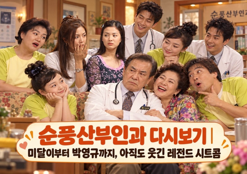 순풍산부인과 다시보기 추천 미달이부터 박영규까지, 지금 봐도 웃긴 레전드 캐릭터 총정리
