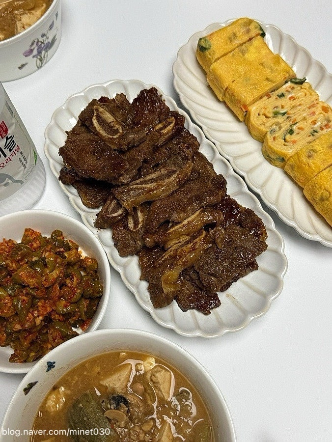 주말 손님 초대요리, 실패 없는 간단한 LA갈비구이, 양념장 만들기