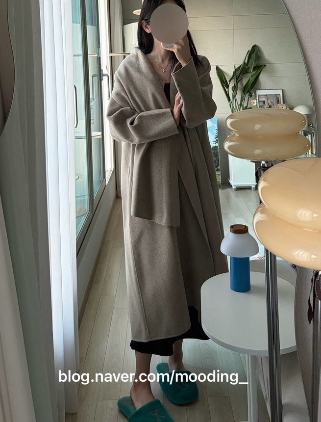 르셉템버 WOOL HANDMADE SCARF COAT 베이지 구매 후기