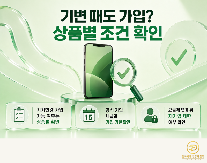 온라인 전용 요금제, 기기변경 때 가입해도 될까? 약정·결합 할인 확인 순서