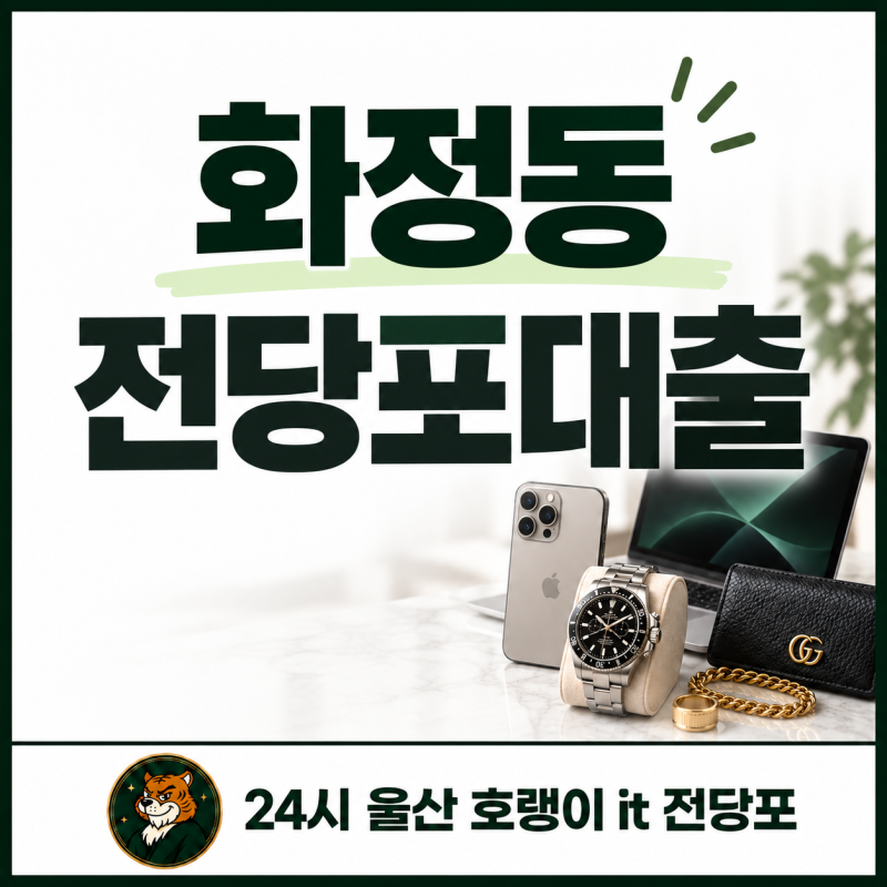 화정동 전당포대출 24시 출장으로 간단히 해결
