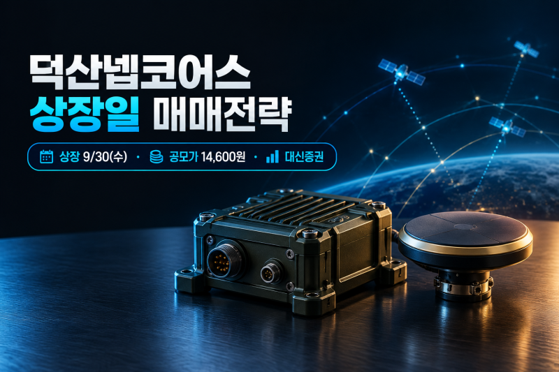 덕산넵코어스 - 상장일 대응 전략
