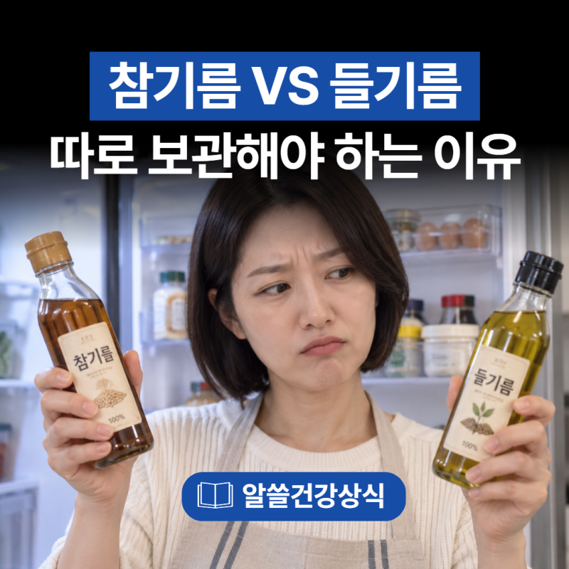 추석 선물로 받은 참기름 들기름 보관 어떻게 하세요?