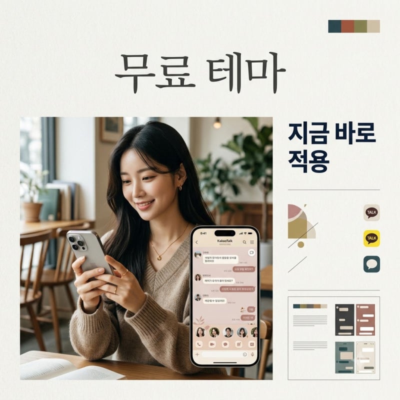 아이폰 카톡 테마 무료 다운로드, 지금 바로 적용하는 법