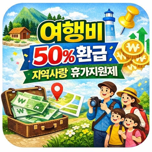 여행 가면 최대 50만원 돌려받는 지역사랑 휴가지원 ,,,