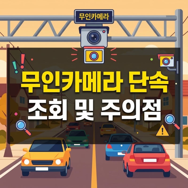 경찰청 교통민원24 무인단속카메라 실시간 조회 및 과태료 범칙금 전환 핵심 주의점