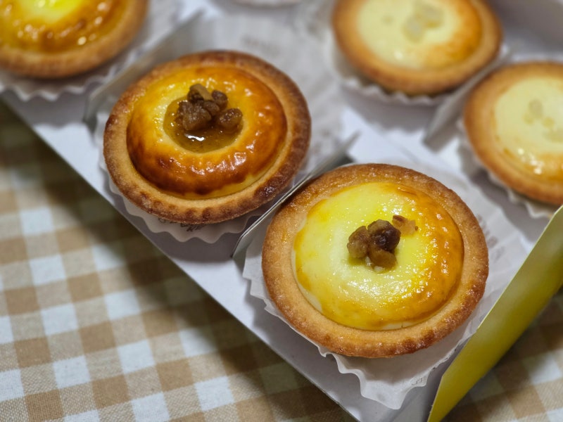 여의도 더현대 서울 맛집 치즈타르트 베이크 디저트 선물 세트 에그타르트