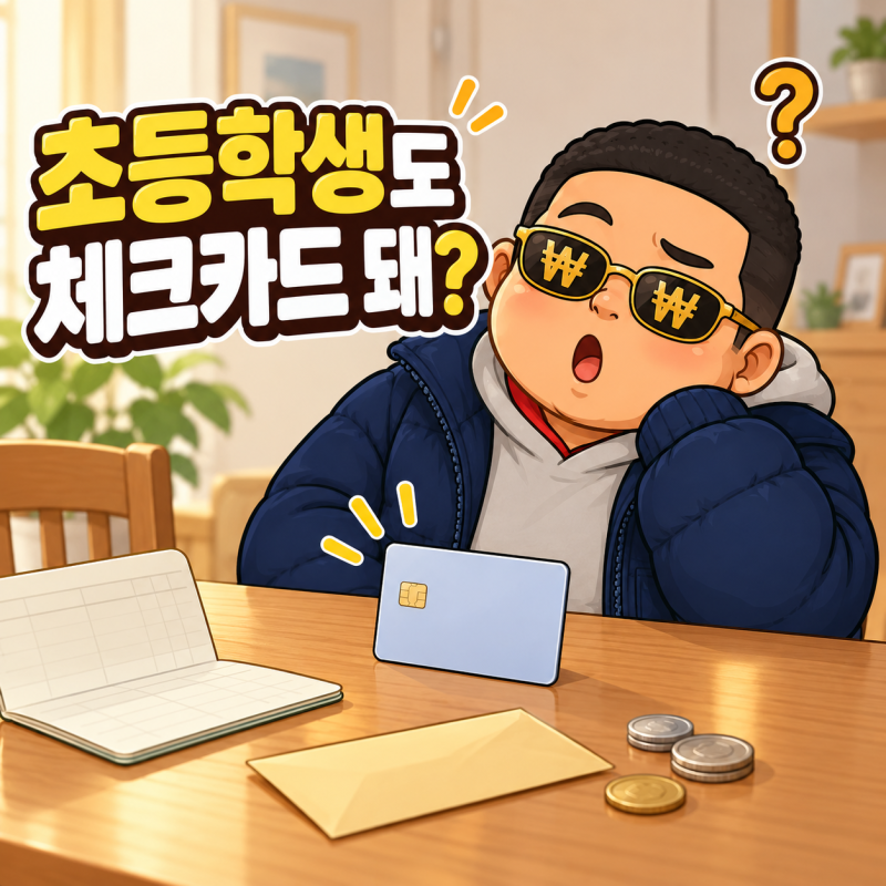 어린이 체크카드 몇 살부터 만들 수 있을까? 초등학생 될까?