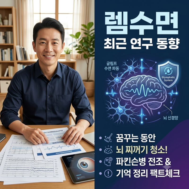 뇌과학계를 뒤흔든 렘수면 최근 연구 동향과 파킨슨병 감별