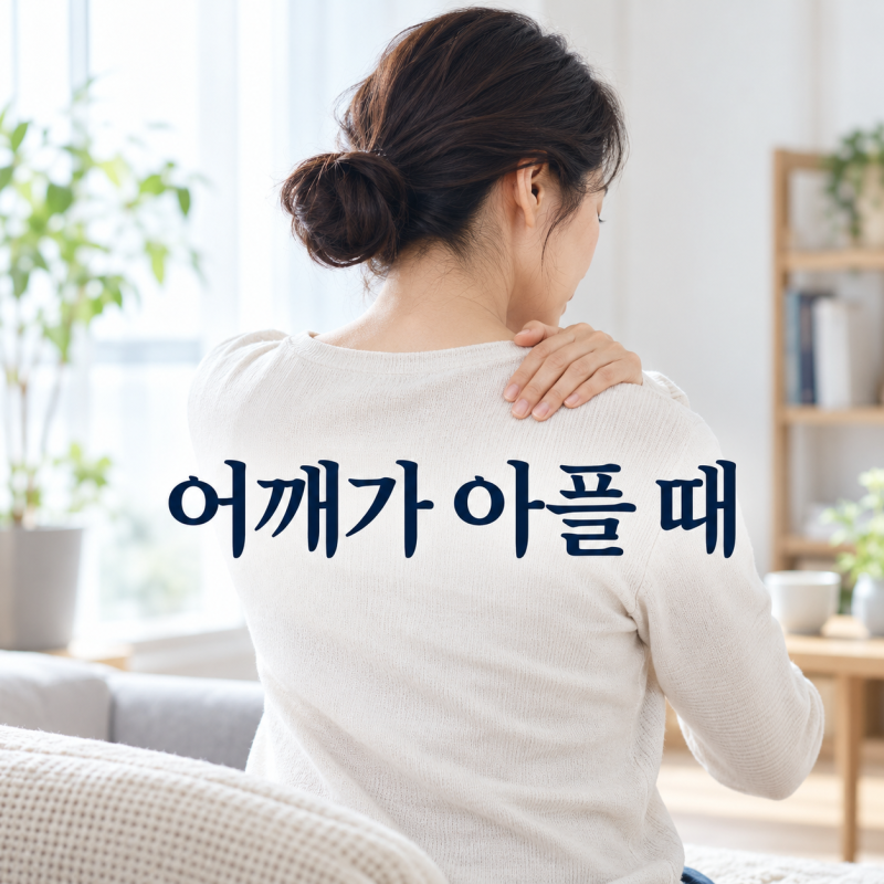 어깨가 아플 때 증상별로 살펴볼 원인과 관리법｜영양제도 도움이 될까요?