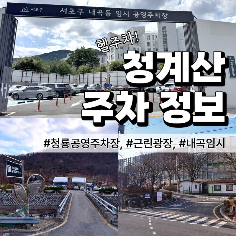 청계산 주차, 어디에 해야 할까? | 원터골 매봉코스·청계산입구역 공영·민영 주차정보