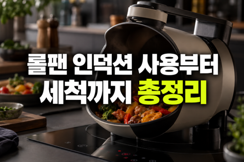 바이탈플랜트 롤팬 인덕션 사용부터 세척까지 총정리