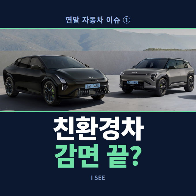 친환경차 감면 12월 31일 종료? 전기차 취득세·하이브리드 개소세 연말 총정리