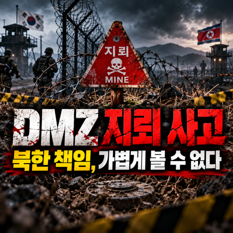 DMZ 지뢰 사고, 북한 책임을 더 이상 가볍게 다뤄서는 안 됩니다