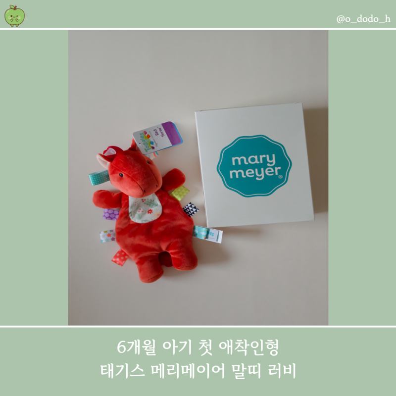 208일 아기 첫 애착 인형, 태기스 메리메이어 말띠 러비, 아기 애착 인형 추천