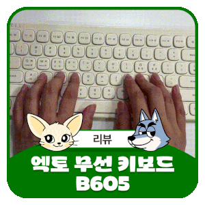 [내돈내산] 엑토 무소음 무선 블루투스 키보드 추천｜B605 버터아이보리 사용 후기