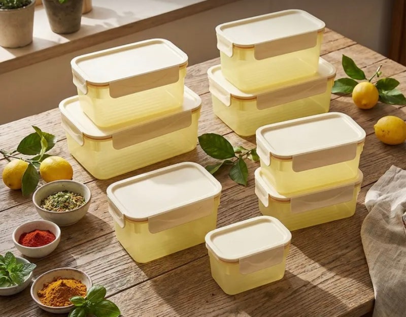 이지앤프리 에어클립 프레시 밀폐용기 7P 세트 7,590원, 냉장고 정리용기로 딱
