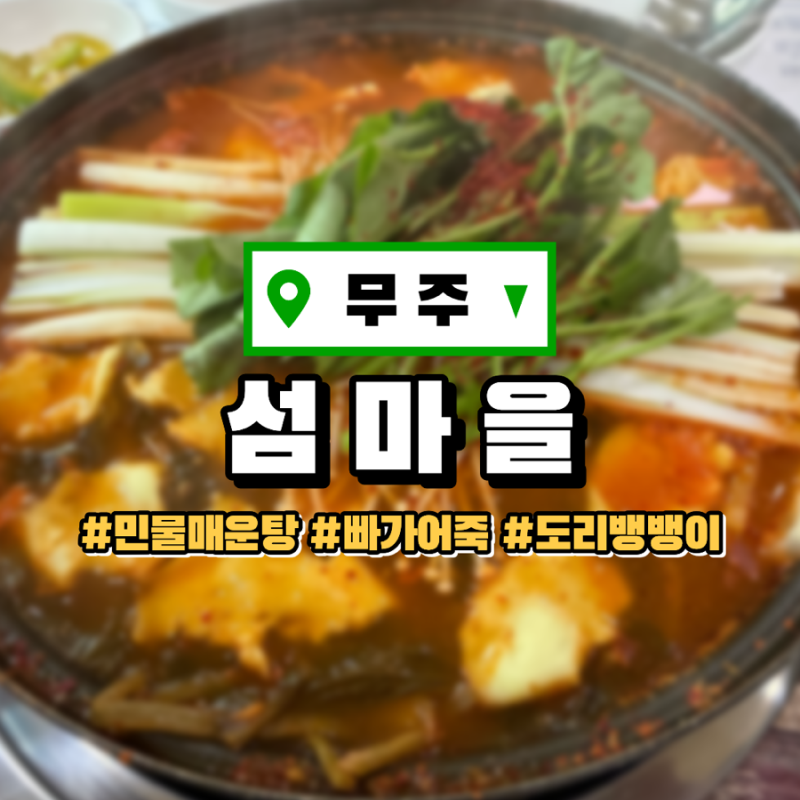 무주 맛집 섬마을 어죽 도리뱅뱅이 빠가매운탕 내돈내산 후기