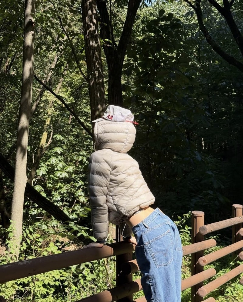 역시 사복여신 손나은 10월부터 딱인 인스타 여성 경량패딩 휠라 경량다운 가격 정보!