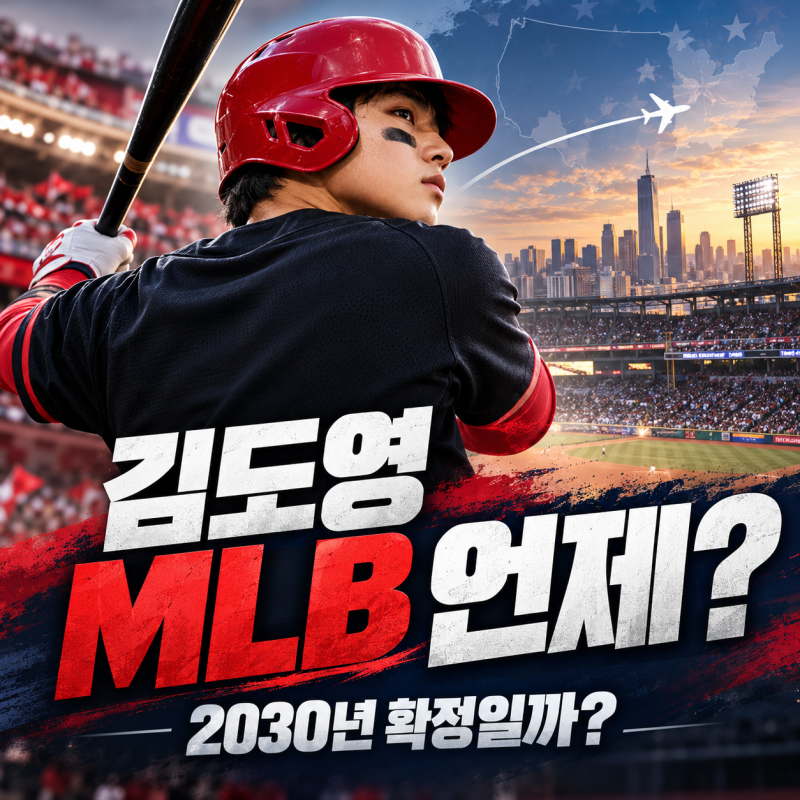 김도영 메이저리그 진출은 2030년? 포스팅 시점과 남은 조건