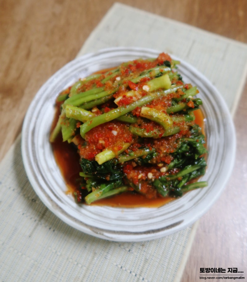 어린 가을 열무김치 담그는법 맛있는 열무김치 레시피