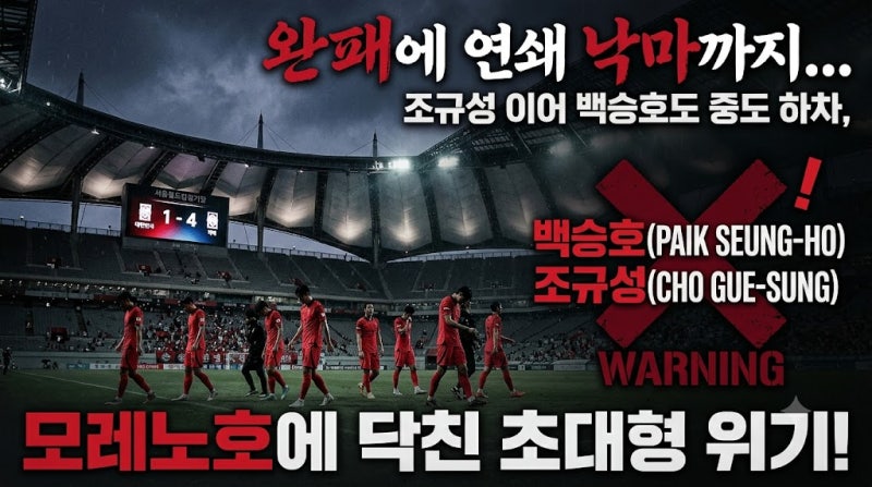 조규성에 이어 백승호까지 대표팀 전격 소집해제, 모레노호에 연쇄 낙마가 발생한 진짜 이유....