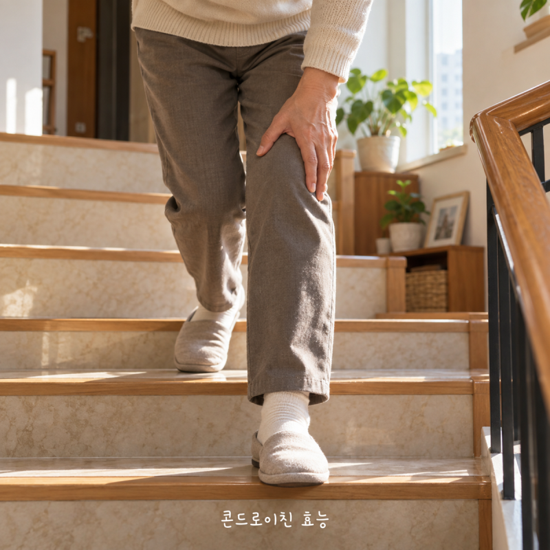 콘드로이친 효능, 무릎이 뻐근할 때 먹어볼 만할까요?