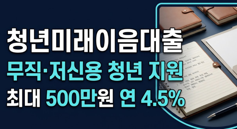 청년미래이음대출 조건,필요서류 신청:무직자 부결 피하고 승인 입금 후기