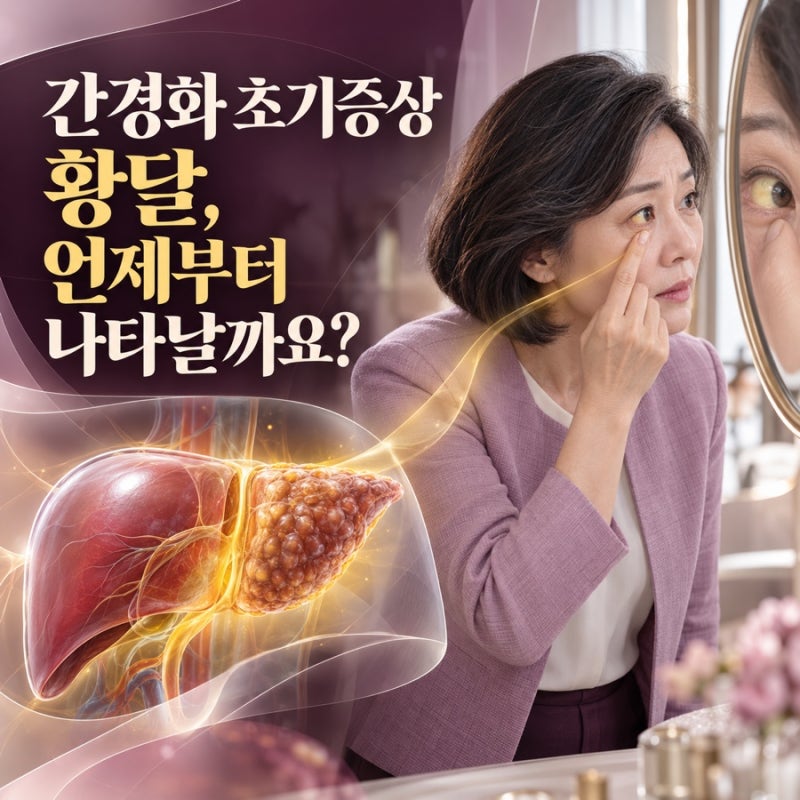 간경화 초기증상 황달, 언제부터 나타날까요?