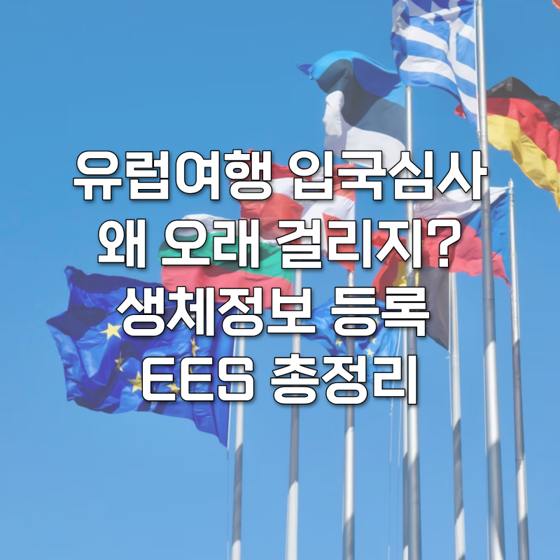 유럽여행 입국심사 왜 오래 걸리지? 생체정보 등록 EES 총정리