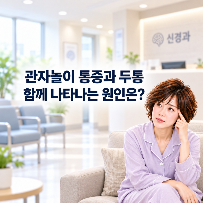 관자놀이 통증과 두통, 함께 나타날 때 살펴볼 원인