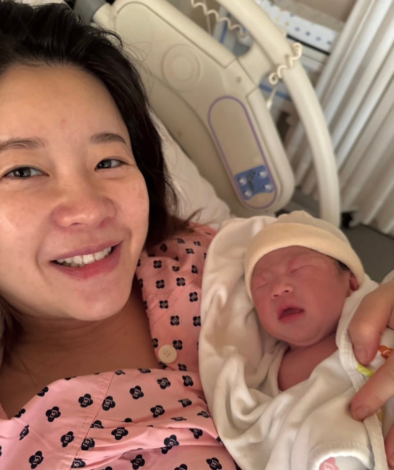 김해준♥김승혜, 드디어 부모 됐다…첫 딸 품에 안고 활짝 “세 식구 됐어요”