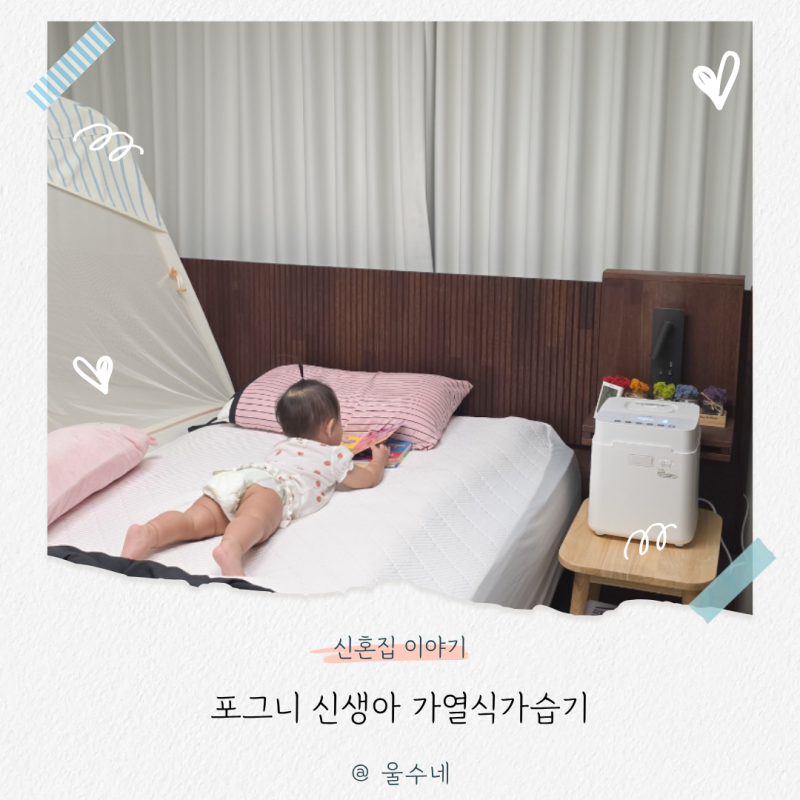 가열식가습기 추천 자동세척 기능 탑재한 포그니 신생아가습기
