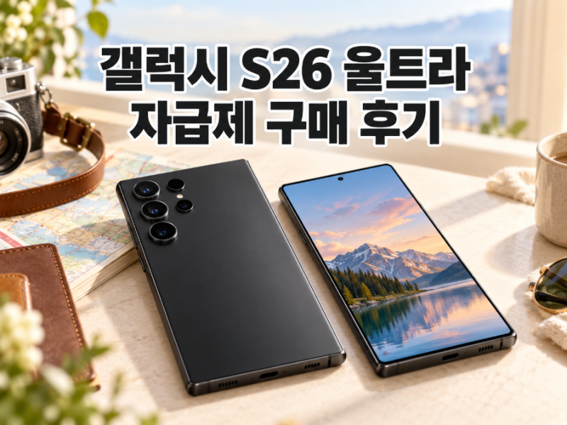 갤럭시 S22 울트라 색상 이상으로 갤럭시 S26 Ultra 자급제 구매 후기
