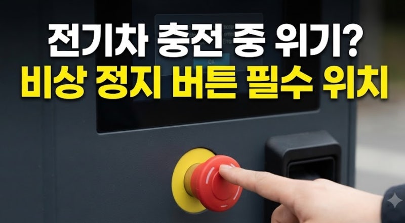전기차 급속 충전 중 위기 상황 대처: 비상 정지 버튼 위치와 사용법